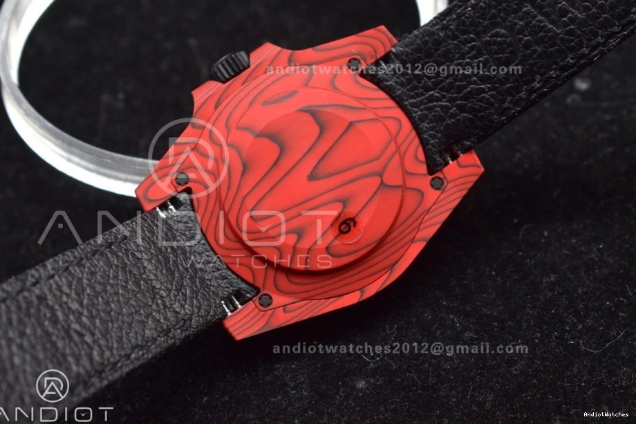 Affordable Nylon Black Submariner Black Best VS Red on DIW VSF Carbon Dial Strap 1:1 473 Edition 0410